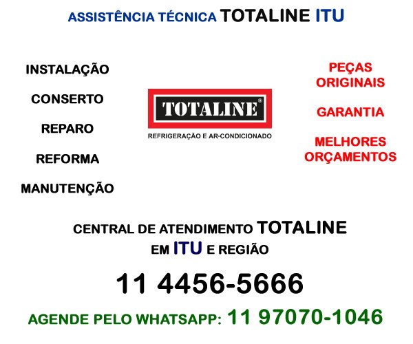 Assistência técnica Totaline Itu