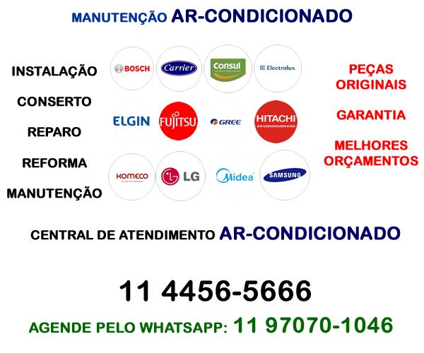 Manutenção ar-condicionado