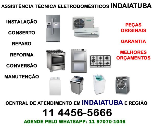 Assistência técnica eletrodomésticos Indaiatuba